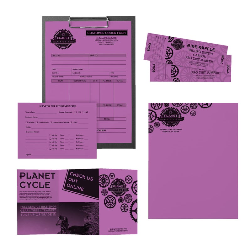 Wausau Astrobrights 24# Writing Paper, 500 count, Planetary Purple, 8.5 x 11 Inch (21678 ) - Image 4